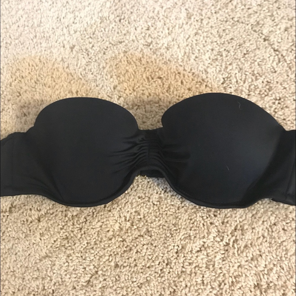Strapless pushup bikini top